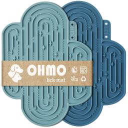 OHMO-Cactus Lick Mat para Cães e Gatos, Alimentador Lento de Animais Fácil de Limpar com Ventosas, Almofada para Alívio da Ansiedade, 1Pc - Image 1