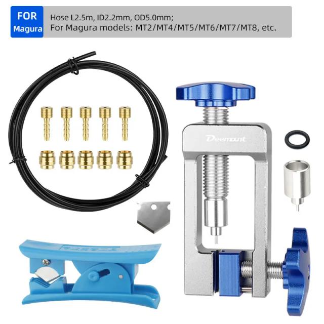 Kit Manutenção Freio a Disco Hidráulico para Bicicleta com Mangueira 2.5m