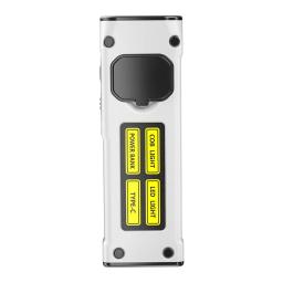 Mini lanterna LED recarregável portátil, Lâmpada de serviço de emergência ao ar livre com magnético, Poderosa lanterna de longo alcance para pesca - Image 2