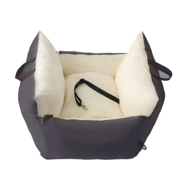Tampa Impermeável para Assento de Carro com Cama Lavável para Pets: Conforto e Praticidade em Viagens com Cachorros e Gatos