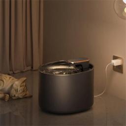 Inteligente Pet Fonte de Água para Cão e Gato, Mudo Alimentador, Auto Bebedor, USB Charge, Elétrico, Filtro de Carvão Ativo, Beber Dispenser - Image 6