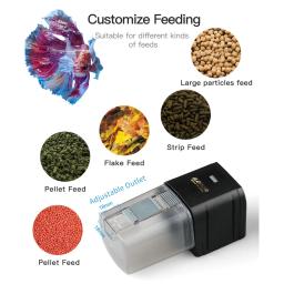 Ifonda-alimentador automático de peixes para aquário, usb powered, wi-fi, smart, compatível com controle de voz alexa, 24 horas - Image 3