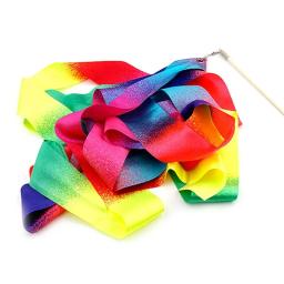 Brinquedo colorido da dança da fita da ginástica para crianças-vara giratório de 4 metros, presentes ao ar livre perfeitos para diversão e criatividade das crianças - Image 5