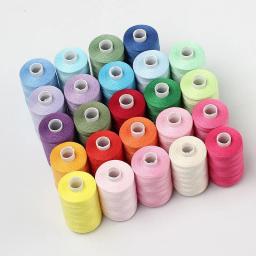 Poliéster Kit de Linha De Costura, Carretéis de Linha para Mão e Máquina, 1, 10, 12 Cores - Image 2