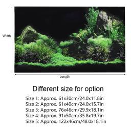 Fundo para Aquário 3d Adesivo Cartaz Aquário Aquário Acessórios do fundo Decoração Ocean Plant Aquascape Pintura - Image 6