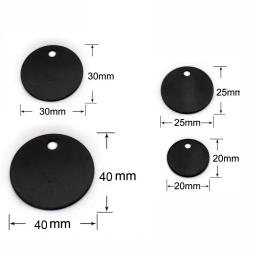 Round Aluminium Dog ID Tag, Custom Pet Name Tags, Plate Tags para animais de estimação, Dog Necklace Pendant, Atacado, 100pcs - Image 6