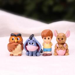 10 pçs/set dos desenhos animados winnie the pooh figura de ação brinquedo pooh urso tigger eeyore leitão figura de ação bonecas brinquedo presentes para crianças - Image 3