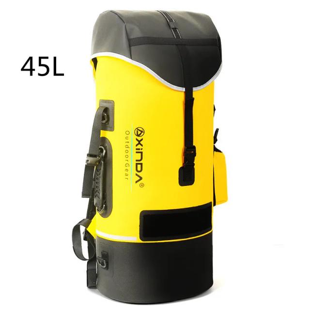 Mochila Impermeável para Escalada e Aventura ao Ar Livre 45L e 55L