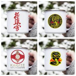Cobra_kai criativo esmalte caneca de café karate kyokushin copo de água acampamento acampamento festa cerveja bebida caneca de leite melhor presente - Image 1