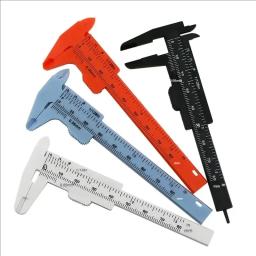 Mini pinça de plástico Vernier para estudantes, ferramenta de medição, pequenos presentes, Pie de metro, novo, 0-80mm - Image 5