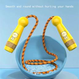 Corda de pular diy para crianças ajustável, treinamento de corda de pular para escola primária e jardim de infância, fornecimento de exercícios esportivos ao ar livre - Image 4