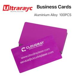 Cartões de visita para a Máquina de Marcação a Laser, Folha De Metal De Liga De Alumínio, Material De Teste, Multicolor, 50Pcs, 100Pcs por Lote - Image 5