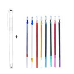 10PCS Water-Solúvel Desaparecendo Marcador Caneta Costura Ponto Desenhar Grade Em Tecido Bordado Temporário Apagável Marcação Recargas Ferramenta - Image 2