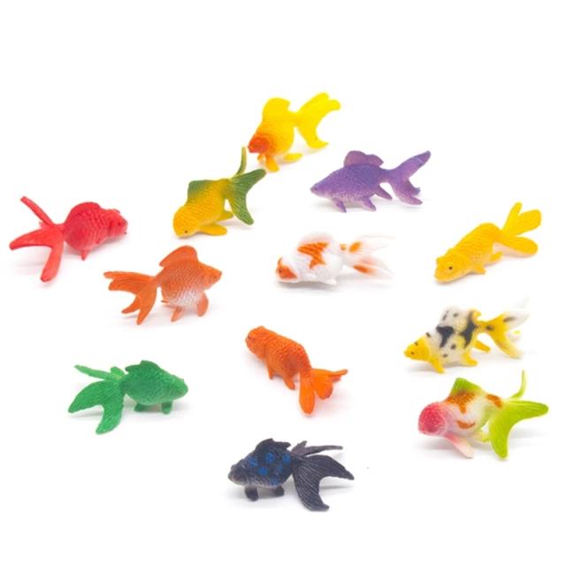 Miniaturas de Peixinhos: Estatuetas Ornamentais para Aquários e Paisagens com Fadas e Animais