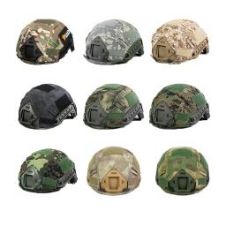 Fg atacs capa de capacete tático circunferência da cabeça 52-60cm capacete airsoft paintball wargame engrenagem cs capa de capacete rápido ourdoor - Image 2