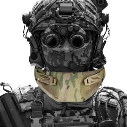 Colete tático universal colar pescoço proteção módulo armadura para placa transportadora pescoço guardas airsoft paintball acessórios - Image 1