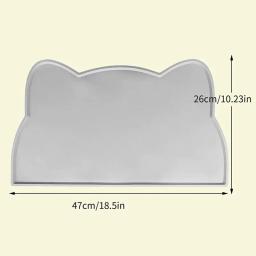 Placemats para Animais, Impermeáveis e Antiderrapantes, Evitar Derramamentos de Alimentos e Água, Fácil de Limpar, Cães e Gatos, 1pc - Image 6