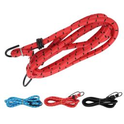 Cabos elásticos com ganchos Cabos Bungie de borracha Correias para bicicleta Suporte de bagagem Correias de acampamento - Image 4