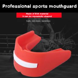 Protetor bucal de dentes dupla face para adultos, protetor bucal esportivo para taekwondo mma, boxe, futebol, basquete, hóquei, protetor, 1 pc - Image 2