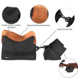 Suporte ao ar livre portátil RifleSandbag, caça Sniper, descanso de arma tática, suporte do alvo, CS Shooting Bag, saco de suporte fotográfico - Image 3