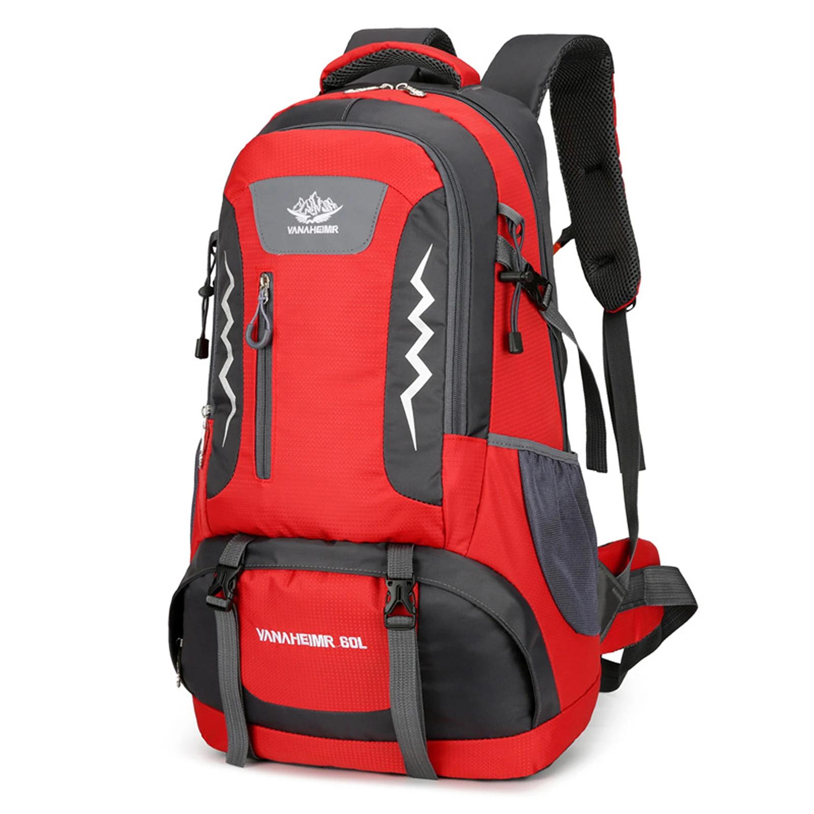 Mochila de caminhada resistente à água para homens e mulheres, camping, ao ar livre, esporte, viagens, montanhismo, 60L - Image 1