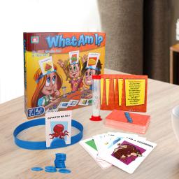 Clássico jogo de adivinhação da família quem sou eu jogo de tabuleiro brinquedos de memória formação pai criança lazer tempo jogos de festa brinquedos para crianças 3 4 5 - Image 2