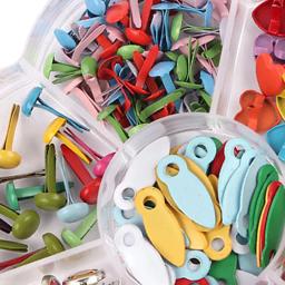Mini Brads para Scrapbooking, Enfeite Fastener, DIY Acessórios, Artesanato Artesanal - Image 6