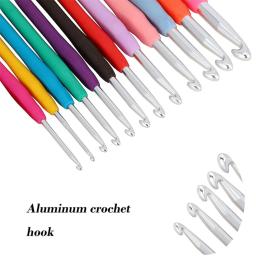 Gancho de crochê ergonômico para mãos artríticas, agulhas de tricô extra longcu para iniciantes e fios de crochê, 2.5mm-8mm - Image 6