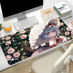 Grande Non-Slip Teclado Desk Pad, Remilia Escarlate, Mouse Mat, Gaming Setup Acessórios, Tapete Gamer, Notebook, Computador - Image 2