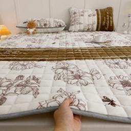 Dobrável velo Topper colchão, dormindo Mat no chão, Tatami, travesseiro ortopédico, Top cama de casal, mobília do quarto, Futon Pad - Image 4