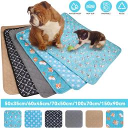 Reutilizável Dog Pee Pad Cobertor, fralda absorvente, lavável cachorro almofada de treinamento, pet cama, esteira de urina, tampa do assento de carro - Image 1