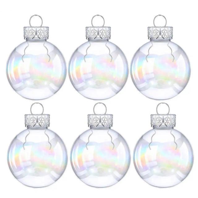 Bolas Plásticas Transparentes para Natal: Penduradas, Shatterproof e Ideais para DIY