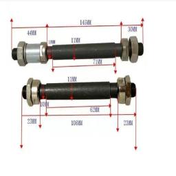 Eixo dianteiro e traseiro para bicicleta MTB, Eixo oco, Road-Bike, eixo oco, acessórios de bicicleta, suprimentos de ciclismo, 108mm, 145mm - Image 6