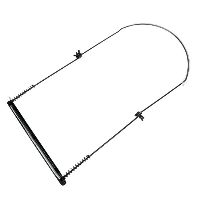 Suporte de Metal Preto para Gaita: Desempenho Superior para Titular de Pescoço e Boca de Harpa