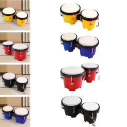 Percussão Bongos tambor, Montessori ajuste profissional, mão Africano, 4 ", 5" - Image 4