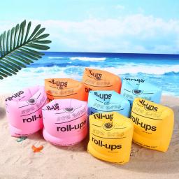Anéis de natação para crianças e adultos, anéis de flutuador para criança, bandas de braço, flutuadores infláveis, natação de segurança para criança, 2pcs - Image 2