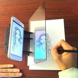 Desenho Óptico Portátil Copiando Board, Imitação Rastreamento com Tela De Projeção, Aprendizagem Ferramenta, Adequado para Tablet Móvel - Image 1