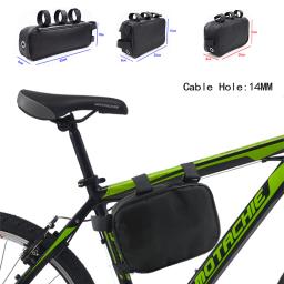 Saco impermeável do armazenamento da bateria para a bicicleta, pacote do quadro do tubo, caixa dianteira da ferramenta, MTB, Ebike, acessórios da bicicleta, caso - Image 1