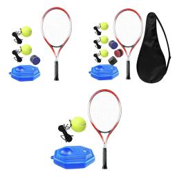 Treinador de tênis bola de rebote equipamento de treinamento solo para iniciantes exercício único jogador auto prática para parque jardim quintal - Image 2