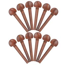 12 Pçs/set Carretéis de Corda Udder Redwood Oud Pegs Peças de Instrumento Musical de Corda Oud Peg Reparação Ferramentas de Manutenção Eixo de Tuning - Image 1