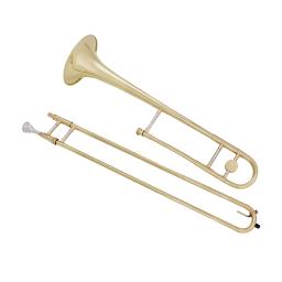 Bb Alto lacado ouro latão profissional B plana trombone chifre com caixa, acessórios para instrumentos musicais - Image 4