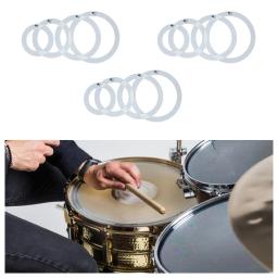 Anéis de amortecimento para tambor, acessórios práticos e portáteis, 4 peças - Image 3
