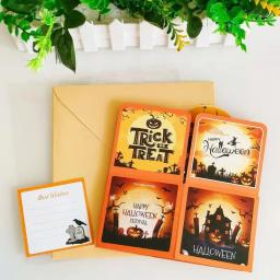 Halloween 3D Surprise Cards Caixa, Popup, Humor, DIY, Criativos, Cartões, Festa - Image 6