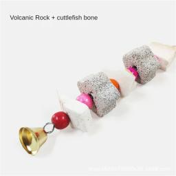 Suprimentos de pássaros do osso, colorido, não-tóxico, natural e divertido, natural, vibrante, pedra vulcânica, brinquedo, suprimentos, 11-20cm - Image 5
