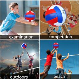 Estilo Voleibol para Crianças, Competição Profissional, Esportes Indoor e Outdoor, Treino de Praia, Tamanho 5 - Image 2