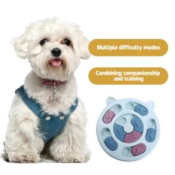 Joguetes de animais de estimação, gatos e cães, aliviando a chateia, pratos de alimentação, bolas de comida lentas, treinamento interativo cerebral, equipamento de alimentação, brinquedos de comida escondidos - Image 2