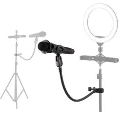 Iron Desk Mic Stand, Prateleiras de mangueira universal, Heavy Duty Braçadeira de mesa, Suporte para microfone, Suporte para microfone - Image 2