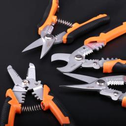 Alicate eletricista profissional, Ferramenta Stripper Wire, Cortadores de fio, Multitool Copper Pipe Crimping Alicate, Ferramentas manuais - Image 6