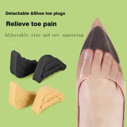 Inserções toe reutilizáveis unissex para sapatos, enchimento de sapatos, grandes, ajustáveis, plugues, mulheres, homens, 1 par - Image 1