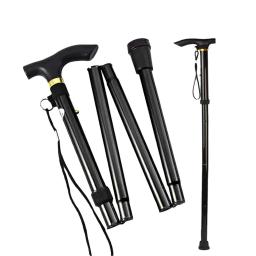 Ultraleve Folding Trekking Pole, Portátil Anti Choque, Caminhadas Cana, Elder Escalada Aid Stick, Walking Stick, Outdoor Wa C9a9 - Image 6